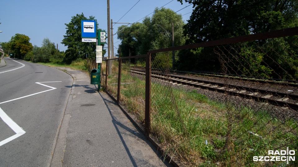 Przystanek "Nad Odrą". Fot. Konrad Nowak [Radio Szczecin]
