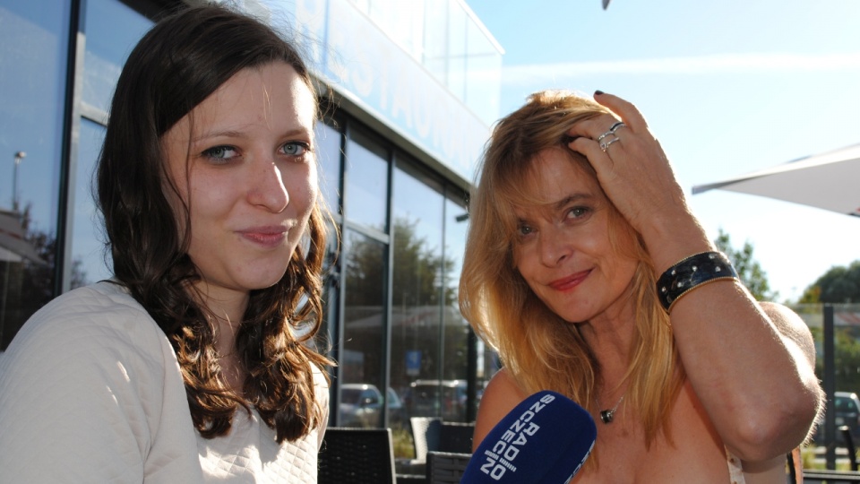 Paulina Sawicka i Nastassja Kinski. Fot. Kuba Adamiak [Radio Szczecin]