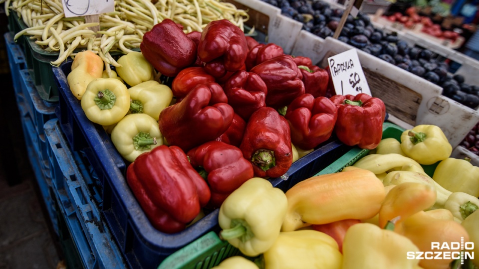 Nieliczne warzywa i owoce są "odporne" na wysokie temperatury - przede wszystkim ogórki, arbuzy i cebula. Fot. Konrad Nowak [Radio Szczecin]