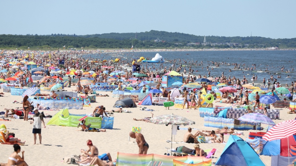 Plaża w Świnoujściu. Fot. Sławomir Orlik [Radio Szczecin/Archiwum]