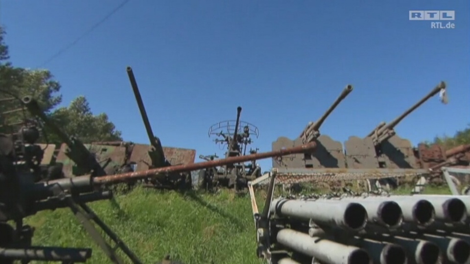 Kołobrzeskie militaria stały się hitem sezonu wśród Niemców. Fot. DE RTL TV/x-news