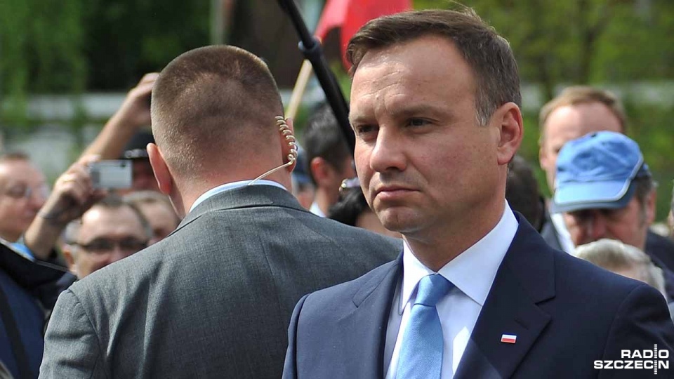 Prezydent Andrzej Duda. Fot. Łukasz Szełemej [Radio Szczecin/Archiwum]