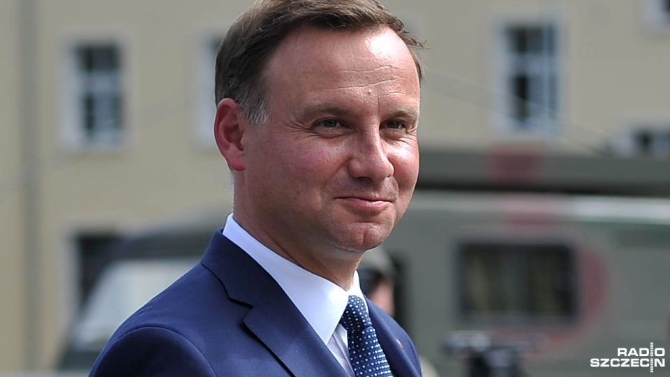 Prezydent Andrzej Duda. Fot. Łukasz Szełemej [Radio Szczecin/Archiwum]