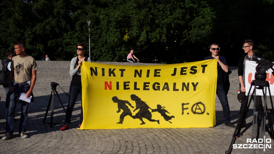 Temat uchodźców wzbudza skraje emocje. Fot. Konrad Nowak [Radio Szczecin/Archiwum]