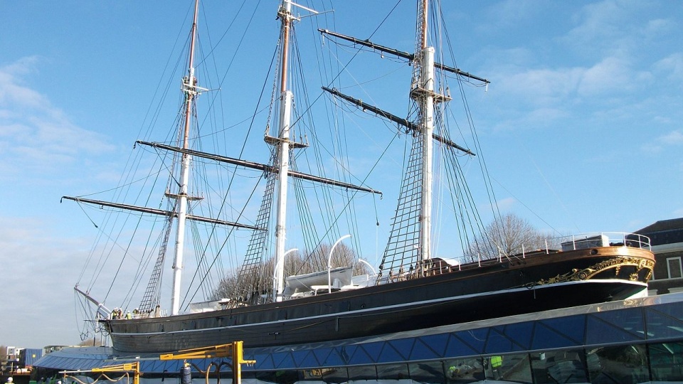 SV Cutty Sark – XIX-wieczny kliper herbaciany, który pobił wiele rekordów prędkości. Fot. www.wikipedia.org / Sandpiper
