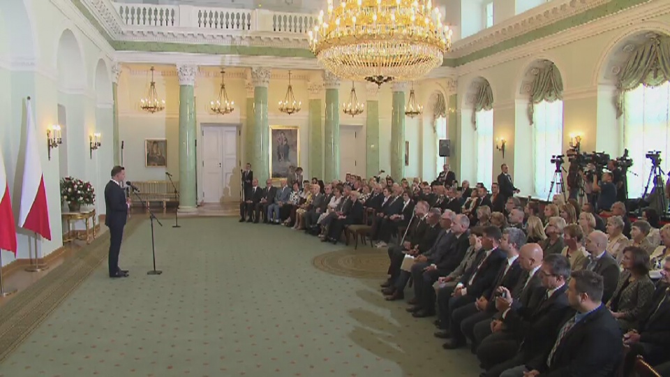 Spotkanie w Pałacu Prezydenckim. Fot. TVN24/x-news