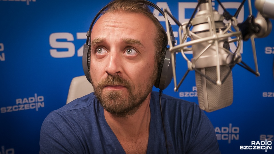 Aktor Wojciech Mecwaldowski. Fot. Jarosław Gaszyński [Radio Szczecin]