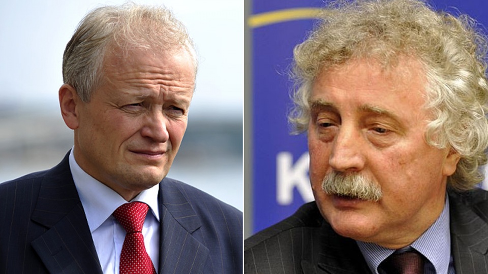 Jacek Piechota i Longin Komołowski. Fot. Radio Szczecin