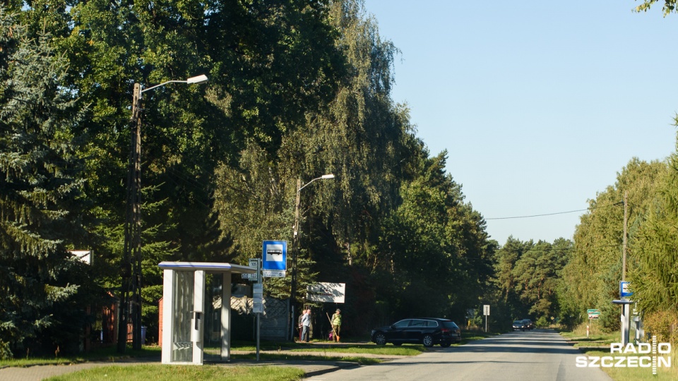 Wjazd do bazy koncernu w Wołczkowie. Fot. Konrad Nowak [Radio Szczecin]