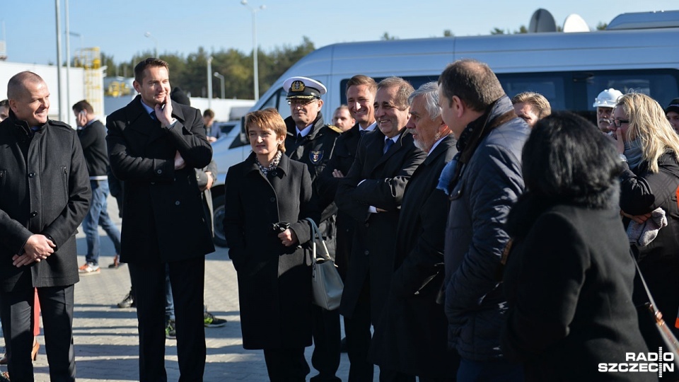 Minister infrastruktury i rozwoju Maria Wasiak przedstawiła w poniedziałek plany rozbudowy zachodniopomorskich dróg. Fot. Łukasz Szełemej [Radio Szczecin]