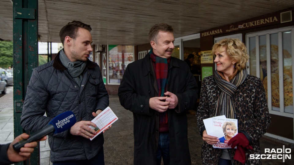 Police mogą być gospodarczą dźwignią regionu - uważają kandydaci do Sejmu Zjednoczonej Lewicy. Zapowiadają też kontrolę realizacji wyborczych obietnic. Fot. Konrad Nowak [Radio Szczecin]