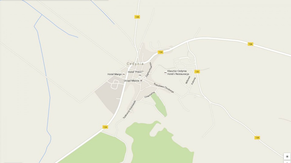 Na miejscu znaleziska będą teraz prowadzone poszukiwania kolejnych szczątków. Fot. www.google.pl/maps