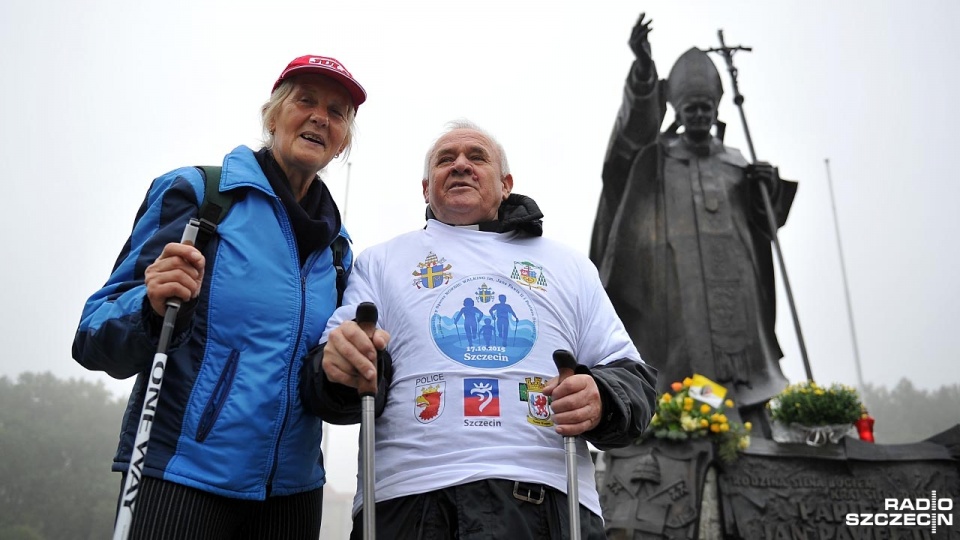 To już piąty, ekumeniczny spacer nordic walking w Szczecinie. Fot. Łukasz Szełemej [Radio Szczecin]