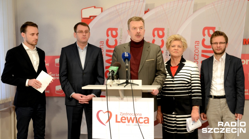 W środę regionalni liderzy Zjednoczonej Lewicy mówili o swoich propozycjach dla starszych. Fot. Jarosław Gaszyński [Radio Szczecin]
