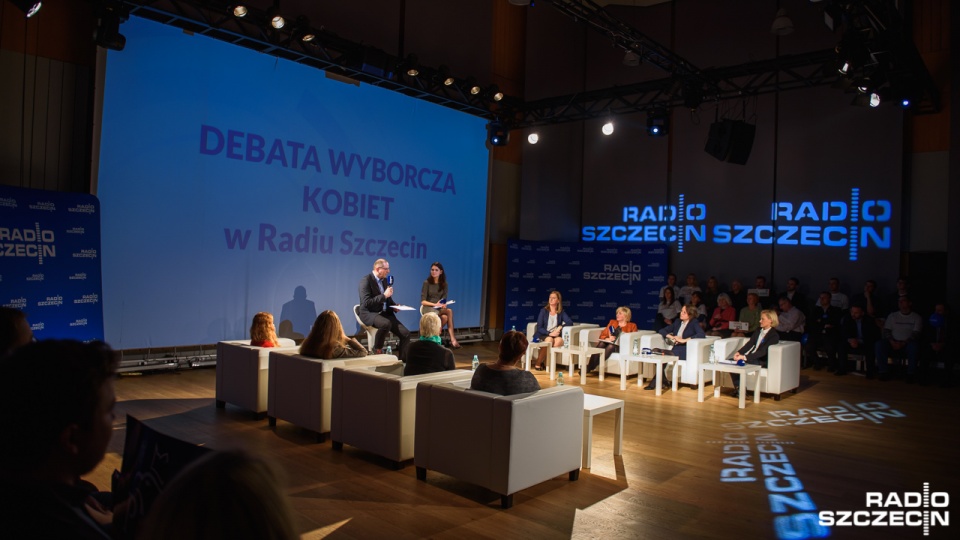 Debata wyborcza kobiet w Radiu Szczecin. Fot. Konrad Nowak [Radio Szczecin]