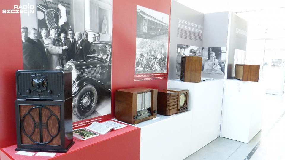 "Po obu stronach kabla. Polska radiofonia i telewizja. Technika i życie codzienne" w szczecińskim Muzeum Techniki i Komunikacji. Fot. Wojciech Zagaj [Radio Szczecin]