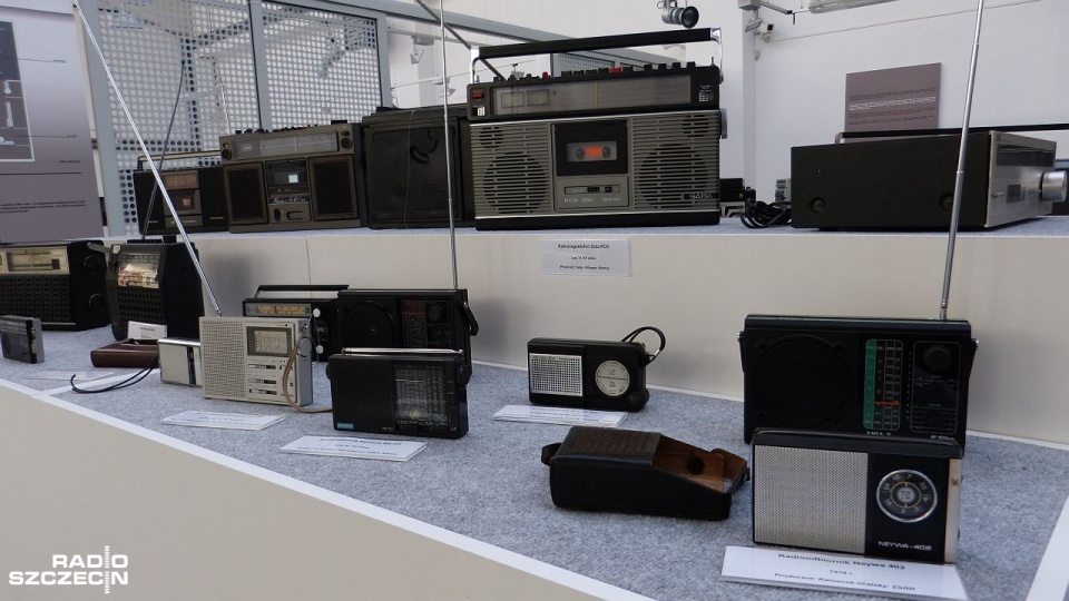 "Po obu stronach kabla. Polska radiofonia i telewizja. Technika i życie codzienne" w szczecińskim Muzeum Techniki i Komunikacji. Fot. Wojciech Zagaj [Radio Szczecin]