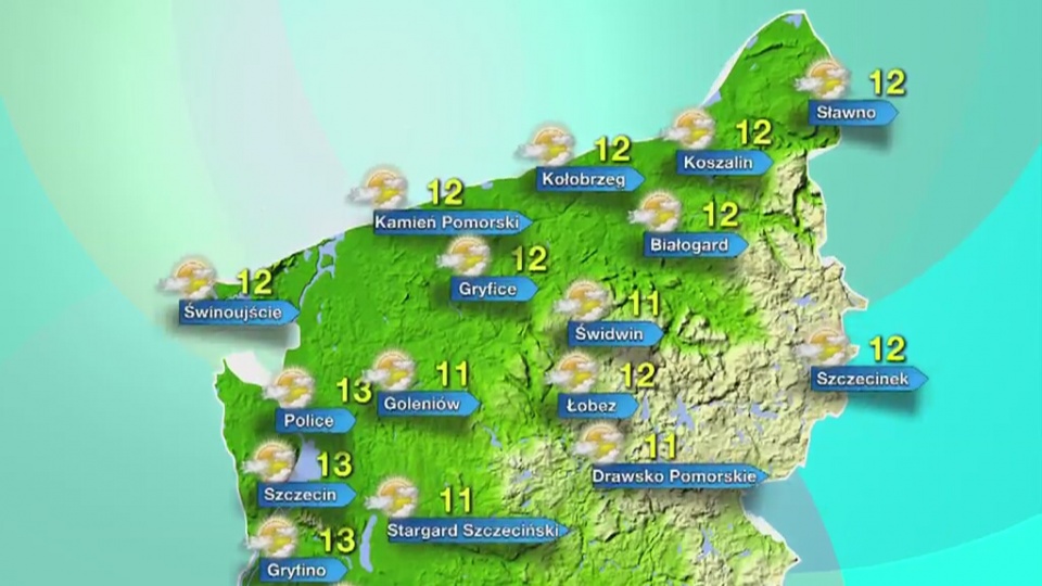 Pogoda na poniedziałek. Fot. TVN Meteo Active/x-news