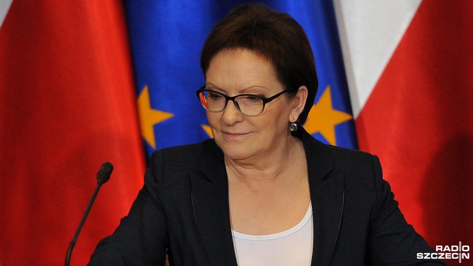 Premier Ewa Kopacz. Fot. Łukasz Szełemej [Radio Szczecin]