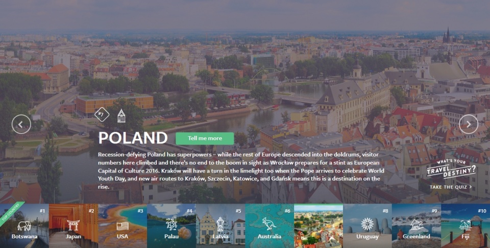 Plebiscyt Lonely Planet 2015. Fot. www.lonelyplanet.com
