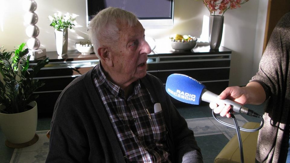Najważniejszym uczestnikiem uroczystości będzie Bodo Andreé, syn Żydówki i Niemca, naoczny świadek palenia szczecińskiej synagogi. Fot. Michał Majerski