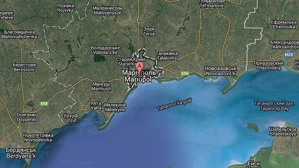 Na wschodzie Ukrainy wciąż trwają walki. Prorosyjscy separatyści domagają się oderwania części tego kraju i przyłączenia do Rosji. Fot. www.google.pl/maps