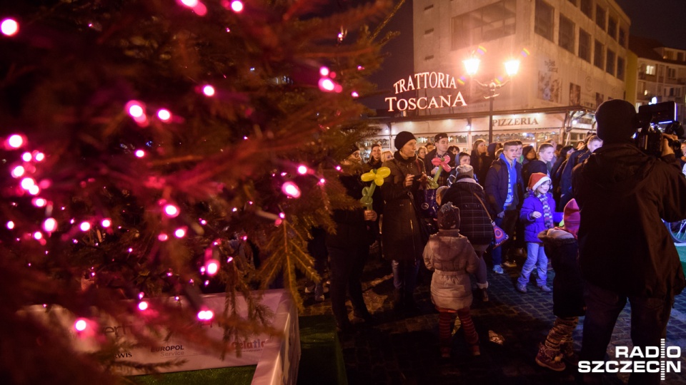 Akcja "RoweLove Święta" rozpoczęła się we wtorek wieczorem w Szczecinie. Fot. Konrad Nowak [Radio Szczecin]