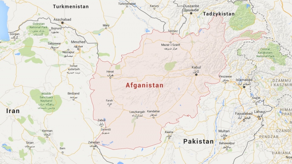 Afganistan: Lotnisko w Kandaharze służy między innymi jako baza wojsk NATO. Fot. www.google.pl/maps