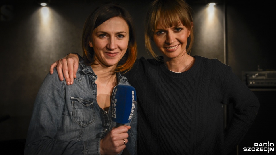 Monika Pyrek i Kasia Stankiewicz. Fot. Jarosław Gaszyński [Radio Szczecin]