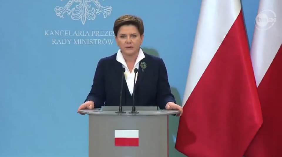 To opozycja wywołała awanturę w parlamencie, a to działa na szkodę Polski - tak mówiła premier Beata Szydło. Fot. www.youtube.com/Kancelaria Premiera