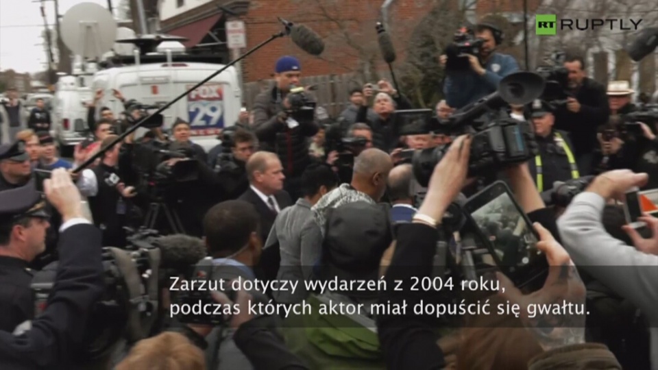 Znany na całym świecie amerykański komik Bill Cosby z zarzutami. Fot. RUPTLY/x-news