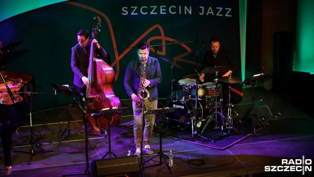 Jure Pukl Quintet wystąpił w poniedziałek wieczorem w studiu S-1 Radia Szczecin. Fot. Konrad Nowak [Radio Szczecin] Jazzowy wieczór w S-1 [WIDEO, ZDJĘCIA]