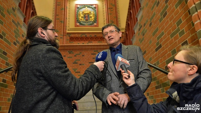 Czerwony Ratusz. Fot. Łukasz Szełemej [Radio Szczecin] Odnowiony hol Czerwonego Ratusza [WIDEO, ZDJĘCIA]