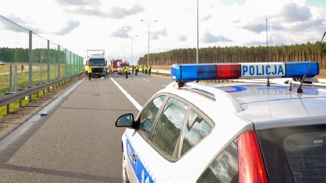 Sześć osób zginęło w wypadku busa w Lubuskiem. Fot. KWP w Gorzowie Wlkp. Sześć osób zginęło w wypadku busa na S3
