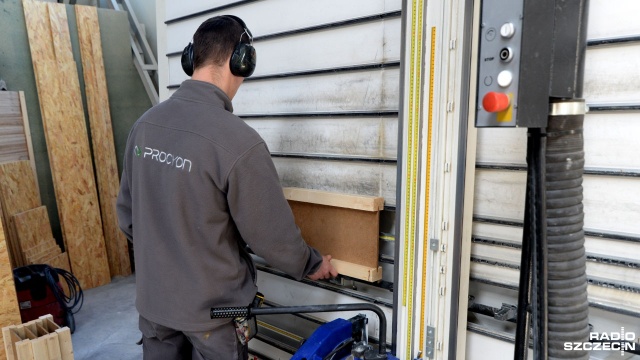 Domy dla uchodźców powstają w Stargardzie. Fot. Maciej Myszkowiak [Radio Szczecin] Domy dla uchodźców powstają w Stargardzie [WIDEO, ZDJĘCIA]