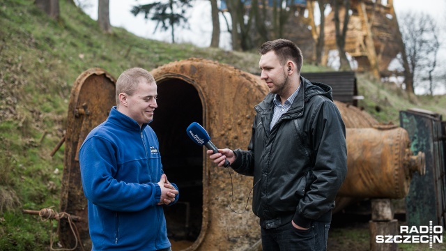 Kocioł parowy przerobiony na schron przeciwlotniczy w Forcie Gerharda. Fot. Konrad Nowak [Radio Szczecin] Nietypowy eksponat w Forcie Gerharda [WIDEO, ZDJĘCIA]