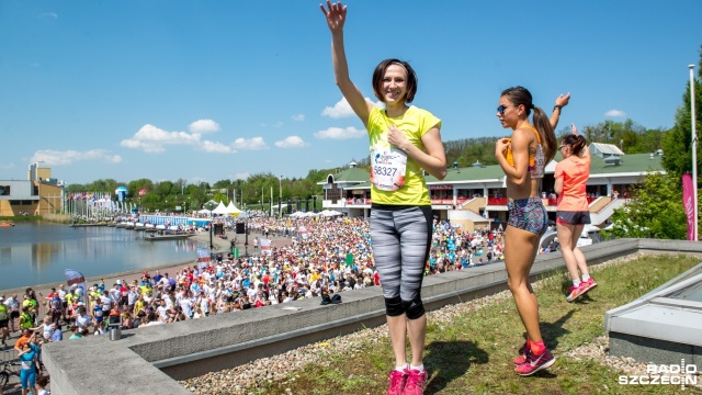 Monika Pyrek podczas Wings for Life w Poznaniu. Fot. Tomasz Chaciński [Radio Szczecin] Biegacze ze Szczecina i regionu na Wings for Life [DUŻO ZDJĘĆ]