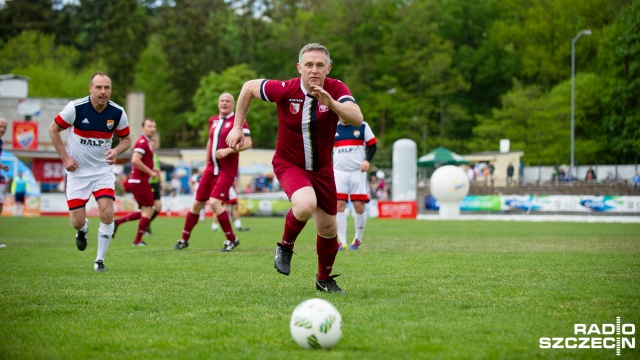 Przyjaciele Arkonii - Reprezentacja Artystów Polskich 2:2. Fot. Konrad Nowak [Radio Szczecin] Remis w meczu gwiazd na 70-lecie Arkonii [WIDEO, ZDJĘCIA]