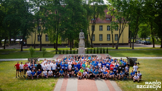 Bieg Hallerczyka z okazji 20-lecia Brygady Zmechanizowanej. Fot. Konrad Nowak [Radio Szczecin] Bieg Błękitnej Brygady. "To nie był symboliczny wyścig" [ZDJĘCIA]