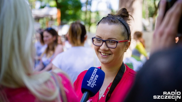 Spotkanie mam z dziećmi w Lasku Arkońskim. Fot. Konrad Nowak [Radio Szczecin] Nietypowy piknik w Lasku Arkońskim [WIDEO, ZDJĘCIA]