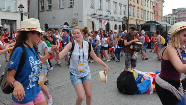 Światowe Dni Młodzieży oficjalnie otwarte. Fot. Piotr Kołodziejski [Radio Szczecin] Szczecinianie na Światowych Dniach Młodzieży [ZDJĘCIA]