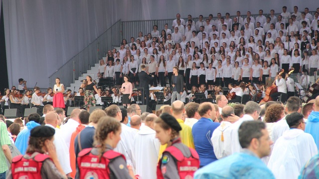 Światowe Dni Młodzieży oficjalnie otwarte. Fot. Piotr Kołodziejski [Radio Szczecin] Szczecinianie na Światowych Dniach Młodzieży [ZDJĘCIA]