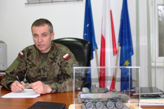 Dowódca 12 Brygady Zmechanizowanej, gen. bryg. Dariusz Górniak. Fot. Archiwum 12BZ Pracowity rok żołnierzy "Błękitnej Brygady" [ZDJĘCIA]