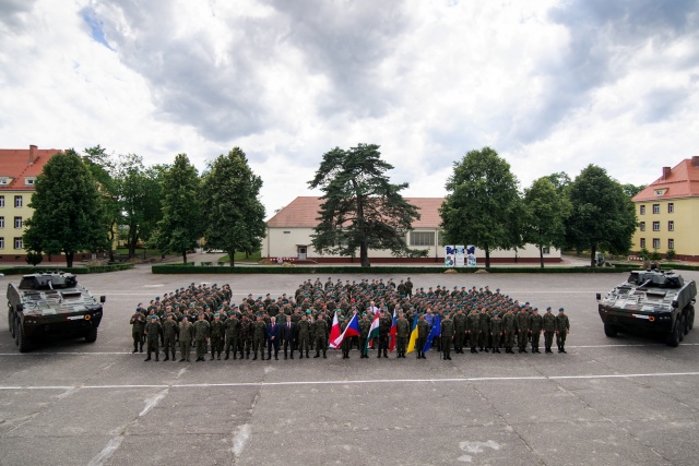 Dyżur w ramach Grupy Bojowej Unii Europejskiej V4. Fot. Archiwum 12BZ Pracowity rok żołnierzy "Błękitnej Brygady" [ZDJĘCIA]