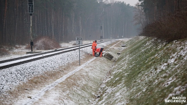 Świnoujska policja odzyskała 100 metrów kolejowego kabla, skradzionego w środę w nocy. Do Świnoujścia od rana od strony zachodniej nie wjeżdżają pociągi należące do Deutsche Bahn.
