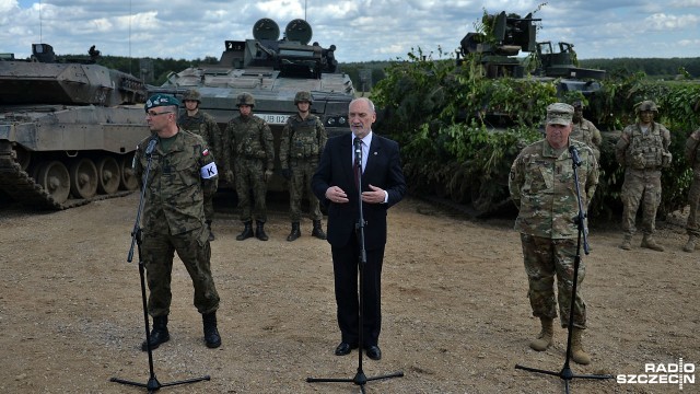 Jesteśmy gotowi do obrony Polski i wschodniej flanki NATO - tak minister obrony narodowej podsumowuje ćwiczenia Anakonda-16.