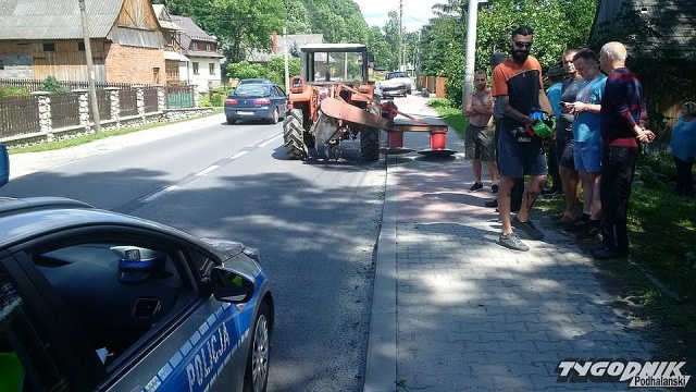 Ciągnik wjechał w grupę kolonistów ze Szczecina. Dzieci pojechały na wycieczkę do Poronina, niedaleko Zakopanego.