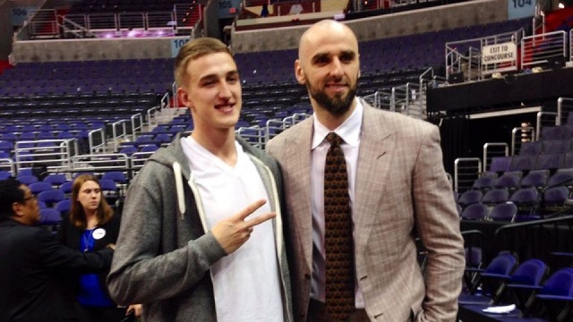 Szczecinianin Tomasz Gielo zdobył swoje pierwsze punkty w Letniej Lidze NBA.