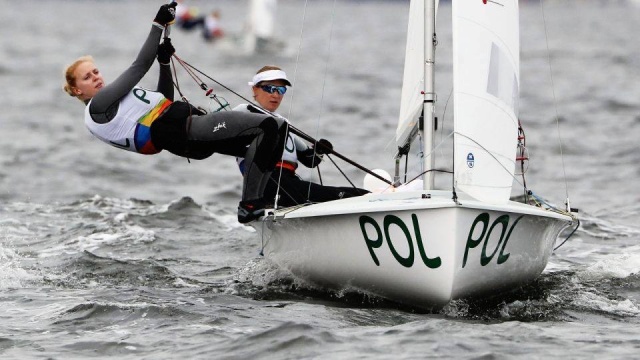 Polska kobieca osada w klasie 470 - Agnieszka Skrzypulec i Irmina Mrózek-Gliszczynska ma za sobą drugi dzień rywalizacji na wodach zatoki Guanabara.