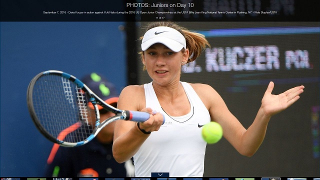 Szczecinianka Daria Kuczer nie zdołała awansować do 18 finału tenisowego turnieju US Open juniorek odbywającego się w Nowym Jorku.